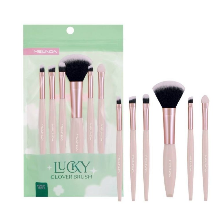 MC 4312 Meilinda lucky clover brush ชุดแปรงคละสี - 02.Cream