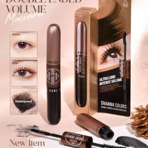 SIVANNA COLORS DOUBLE ENDED VOLUME MASCARA