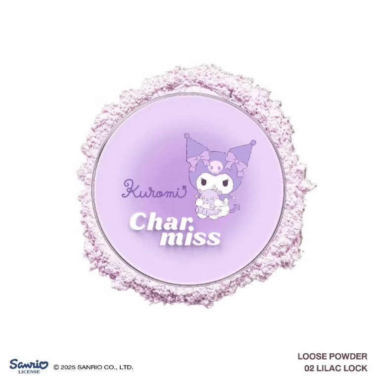 Charmiss blooming heart loose powder  5.5g. - 02.lilac lock