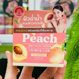Joji secret young peach spa facial scrub 100g. โจจิ พีช สครับหน้า