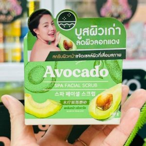 Joji secret young avocado spa facial scrub 100g. โจจิ อโวคาโด สครับขัดหน้า