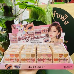ANYLADY Lovely Unicorn 6 Colors Eyeshadow X 24 PCS./BOX