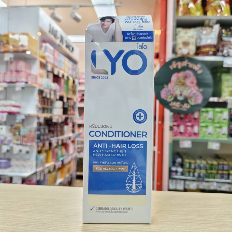 LYO shampoo + conditioner anti-hair loss and strengthen ไลโอ แชมพู + ครีมนวดผมลดการหลุดร่วง 200ml. - ครีมนวดผม
