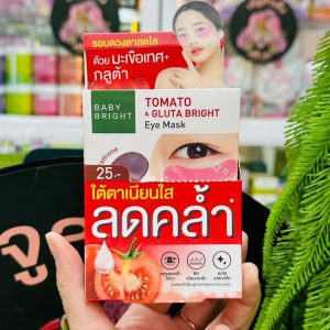 BABY BRIGHT 5HYA&PEPTIDE FIRMINGเบบี้ไบร์ท ไฟว์ ไฮยา เปปไทด์ เฟิร์มมิ่ง อาย มาส์ก สูตรTomato&Gluta