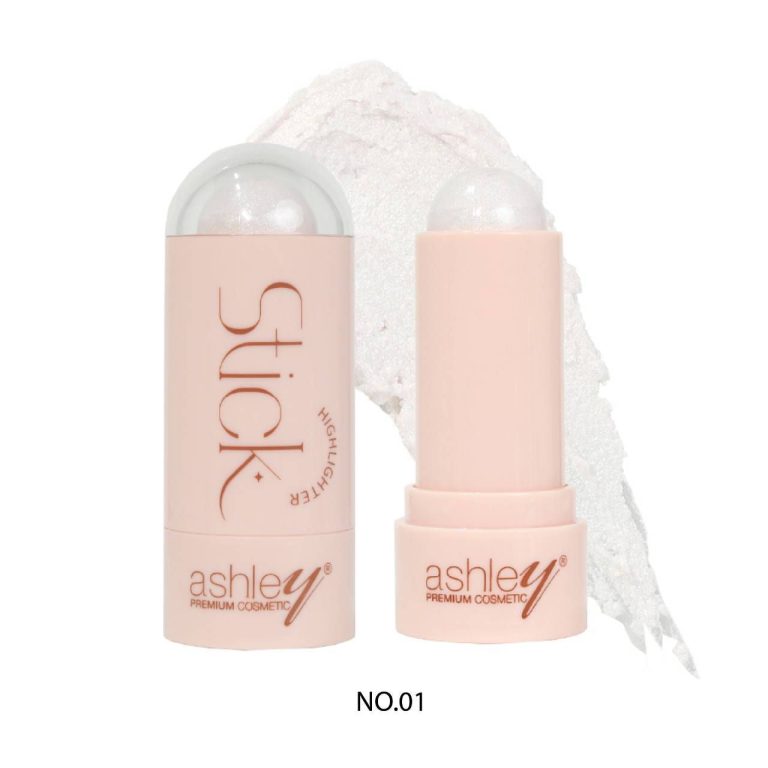 ashley highlighter stick แอชชี่ย์ ไฮไลท์เตอร์ สติ๊ก - No.1 Pearlescent pink