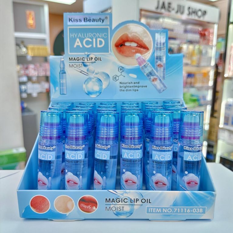 NO.71116-03 Kiss beauty collagen magic lip oil คิสบิวตี้ เมจิก ลิป ออยล์ 6ml.x24pcs - 02.Hyaluronic ACID