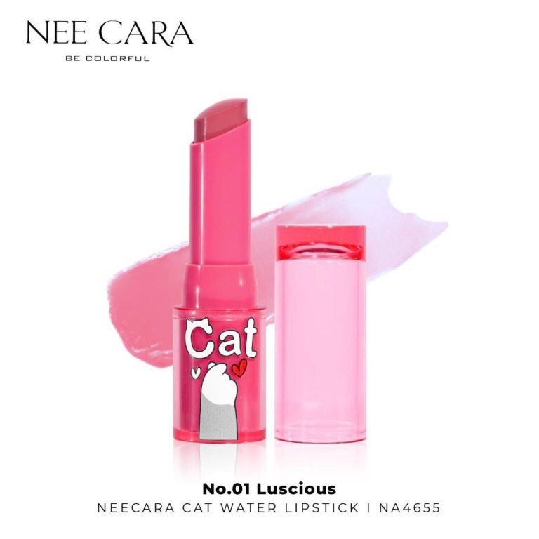 Nee cara cat water lipstick#no shame นีคาร่า แคท วอเตอร์ ลิปสติก - No.1 Luscious