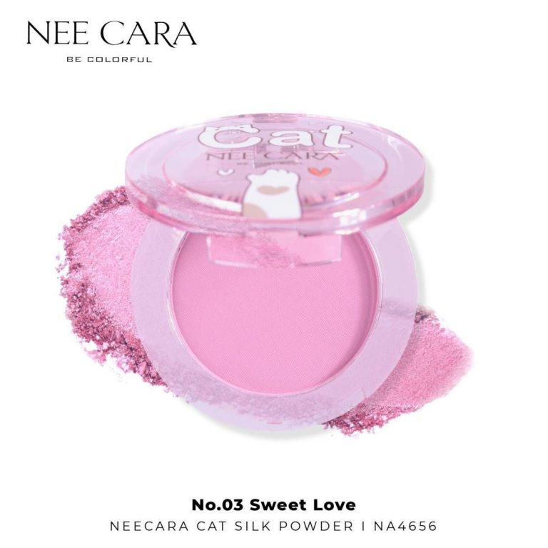 Nee cara cat silk powder blush นีคาร่า แคท ซิลค์ พาวเดอร์ บลัช - No.N4656-03