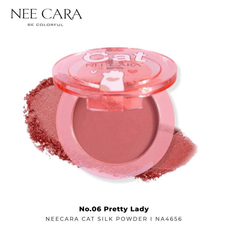 Nee cara cat silk powder blush นีคาร่า แคท ซิลค์ พาวเดอร์ บลัช - No.N4656-06