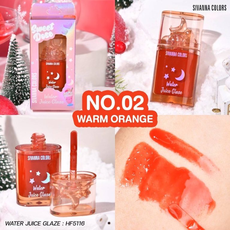 SIVANNA COLORS WATER JUICE GLAZE - WARM ORANGE