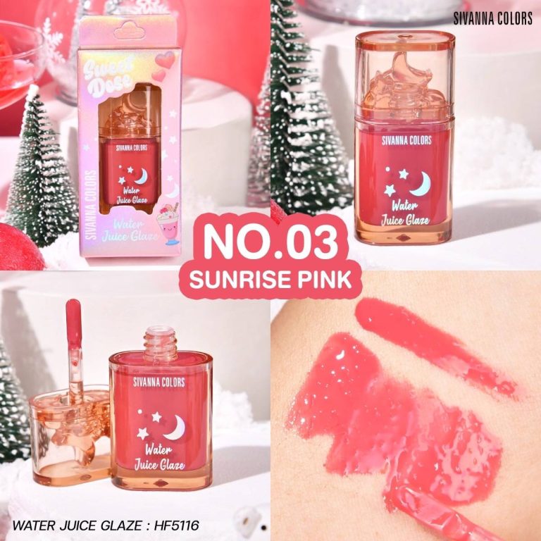 SIVANNA COLORS WATER JUICE GLAZE - SUNRISE PINK
