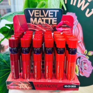 HUDANOTE VELVET MATTE LIPGLOSS x 24 Pcs./Box