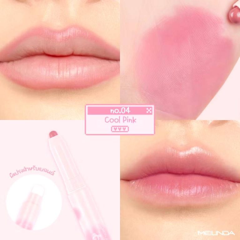 Meilinda crayon over liner#base liner เมลินดา เครยอน โอเวอร์ ไลเนอร์ - NO.4Cool pink