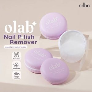 odbo NO.OLR01 OLAB nail polish remover โอแลป แผ่นน้ำยาล้างเล็บ