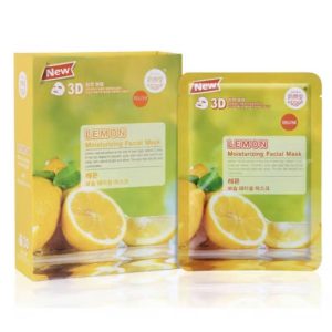 Jl006Ls EAST SKIN Lemon moisturizing 3D facial mask อิส-สกิน มาส์ค เลม่อน 38mlx10pcs