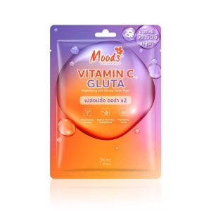 MO061G Moods vitamin c gluta มูดส์ วิตามิน ซี กลูต้า แปล่งปลั่ง ออร่า*2 38mlx10pcs
