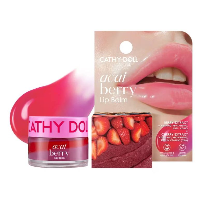 Cathy doll  lip balm เคที่ดอลล์ ลิปบาล์ม 12g. - 02.acai berry