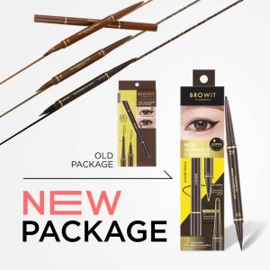 Browit high technique duo eyeliner#taupe brown 0.45ml+0.08g.