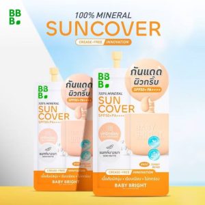 Baby bright 100% mineral sun cover 5gx6pcs