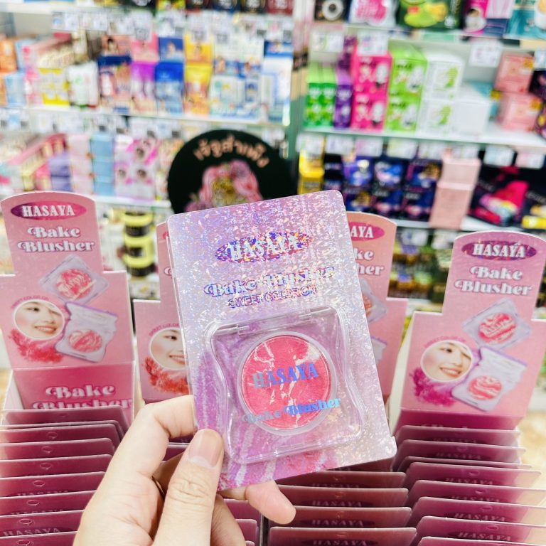 H-3827 Hasaya bake blusher ฮาซาย่า เบค บลัชเชอร์ 4.2gx12pcs Price: 370/box 12pcs - NO.04