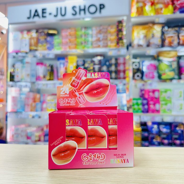H-3829 Hasaya grand tattoo tint ฮาซาย่า ลิปทิ้น 2mlx12pcs Price: 260/box 12pcs - NO.4Modern peach
