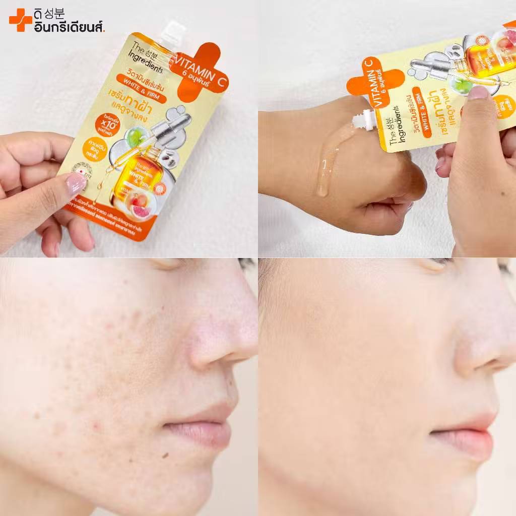 The Ingerdients vitamin c white and firm serum 7gx6pcs - Image 8