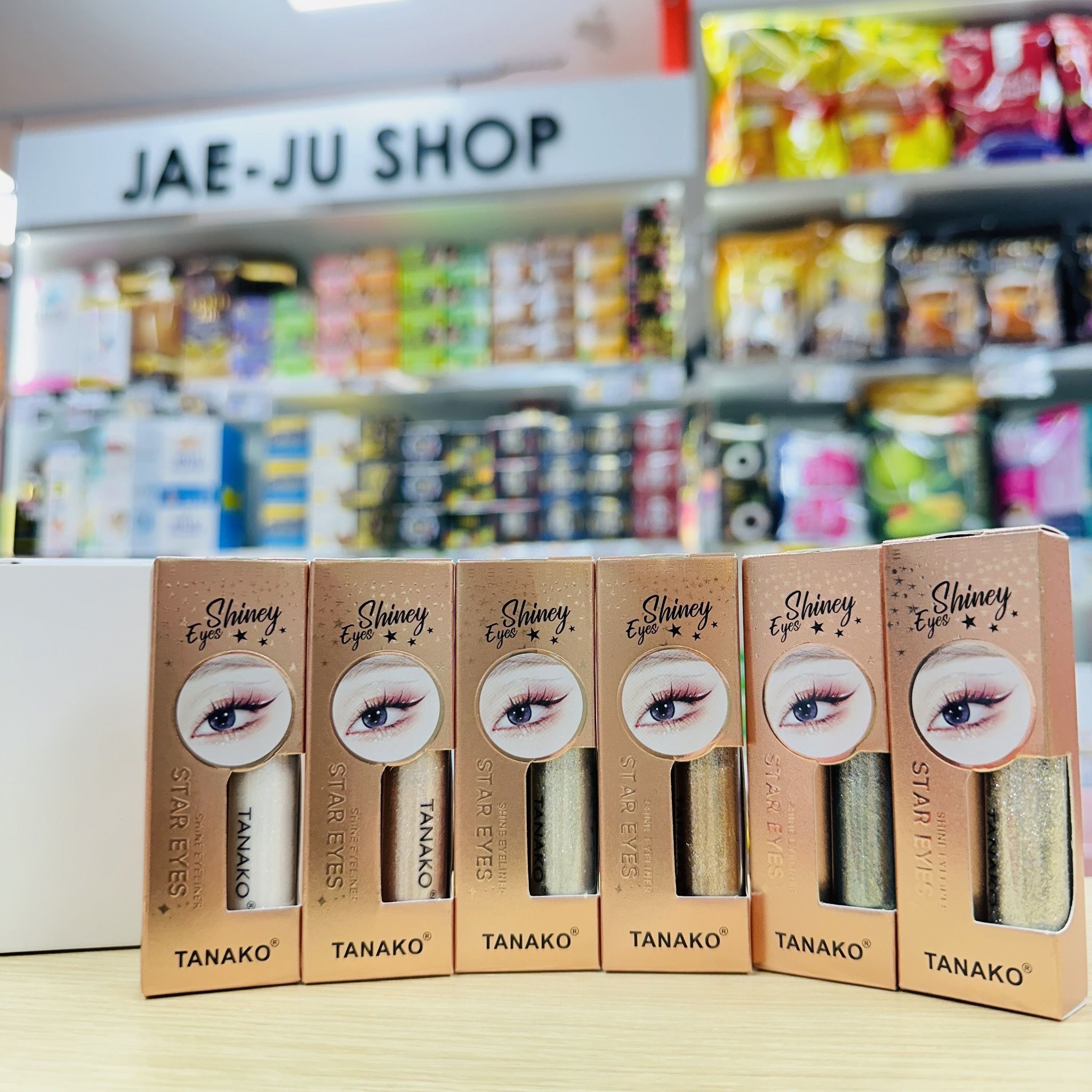 HT090#1-6 Tanako star eyes shine eyeliner ทานาโกะ สตาร์ อายไซน์ อายไลเนอร์ 5ml.