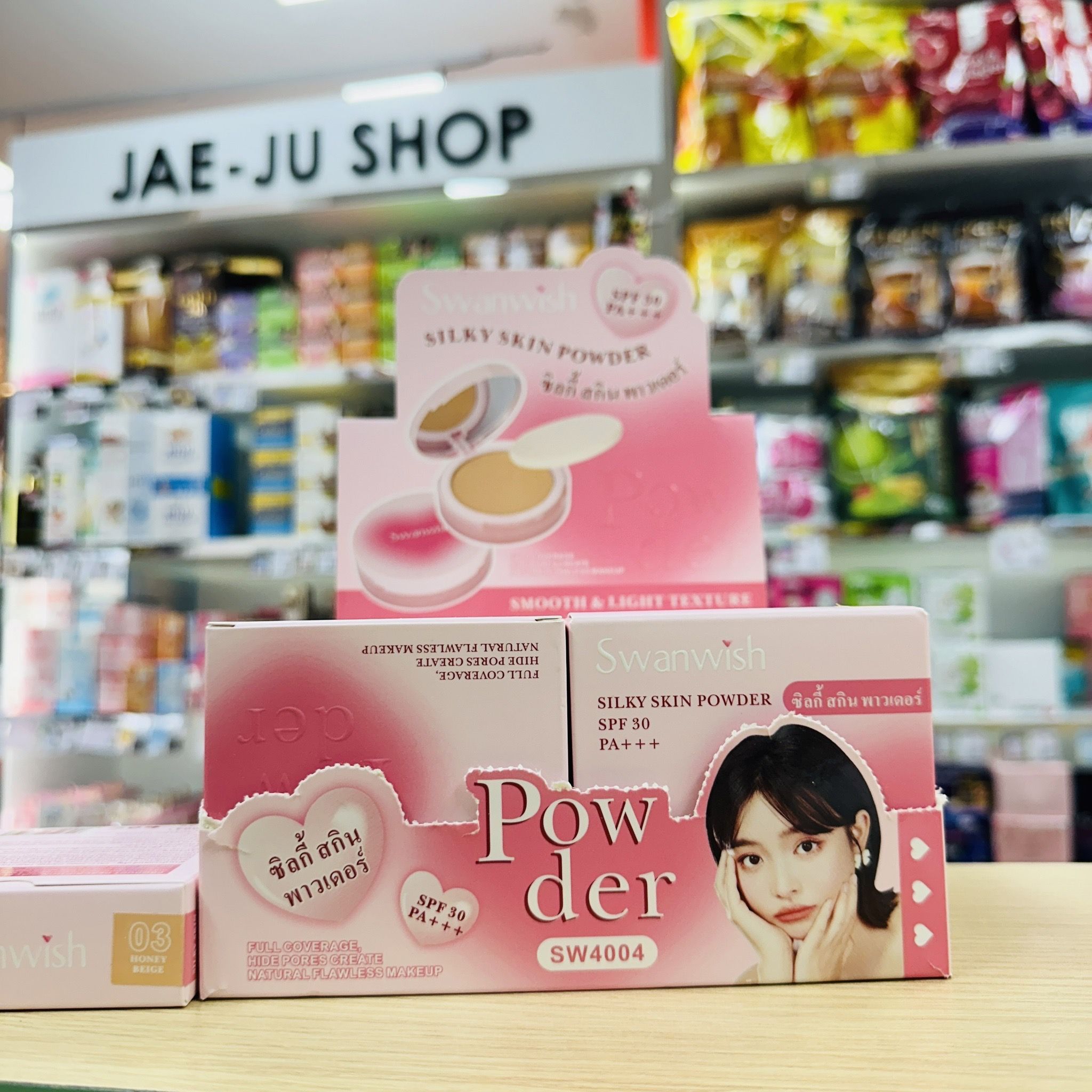 SW4004#1-3 Swanwish Silky skin powder ซิลกี้ สกิน พาวเดอร์ 13gx12pcs - Image 10