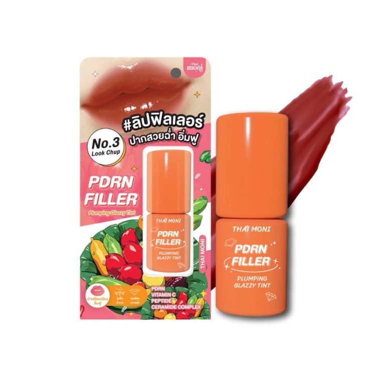 Thai moni pdrn filler plumping glazzy tint fu ไทย โมนิ พีดีแอร์เอ็น ทิ้นท์ 2.5g. - 03.Look chup