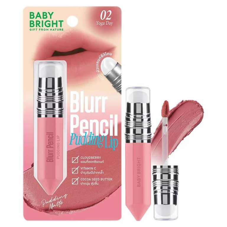 Baby bright blurr pencil pudding lip เบบี้ไบร์ท เบลอเพนซิลพุดดิ้งลิป 2.8g. - 02.Yoga day