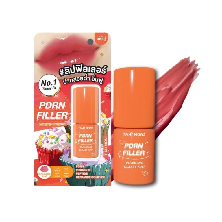 Thai moni pdrn filler plumping glazzy tint fu ไทย โมนิ พีดีแอร์เอ็น ทิ้นท์ 2.5g. - 01.Thuay fu
