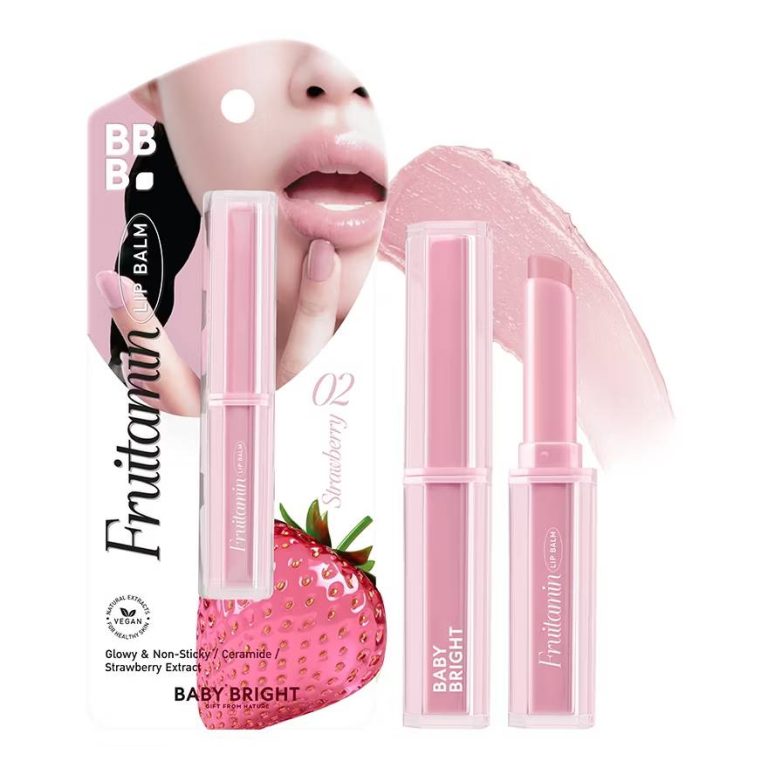 Baby bright fruitamin lip balm 1.5g - 02.Strawberry