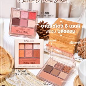 SIVANNA COLORS COFFEE TIME BREAK SHADOW & BLUSH PALETTE
