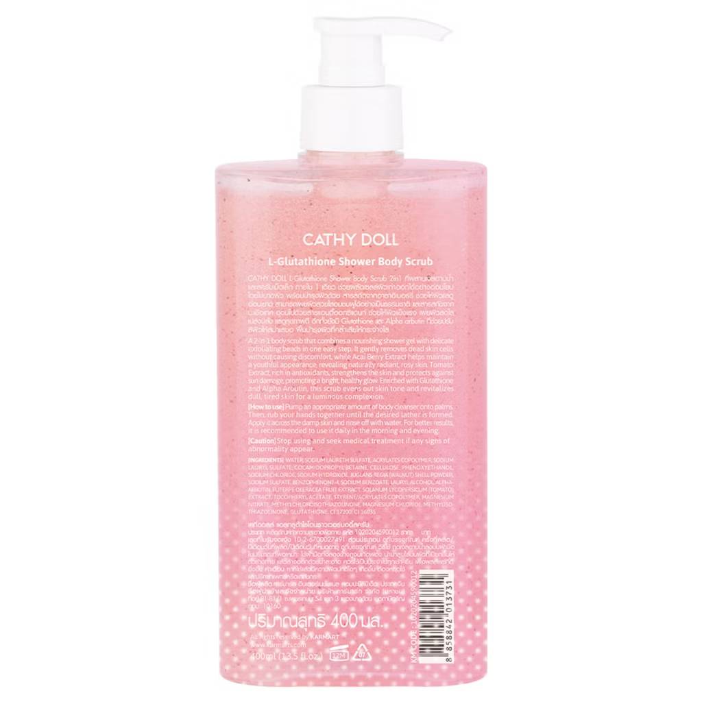 Cathy doll l-glutathione shower body scrub 400ml. - Image 5