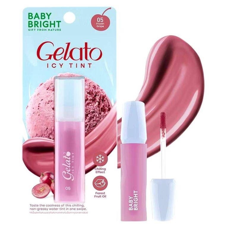 Baby Bright  gelato icy tint 3g เบบี้ไบร์ท เจลาโต้ไอซี่ทินท์ - NO.5Frozen grape