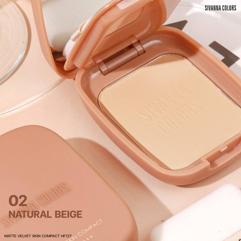 SIVANNA COLORS MATTE VELVET SKIN COMPACT - NATURAL BEIGE