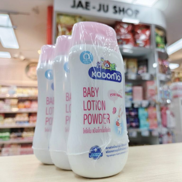 Kodomo baby lotion powder โคโดโม โลชั่น พาวเดอร์พิ้งค์(สีฟ้า-สีชมพู) 180mlx3pcs - 02.สีชมพู