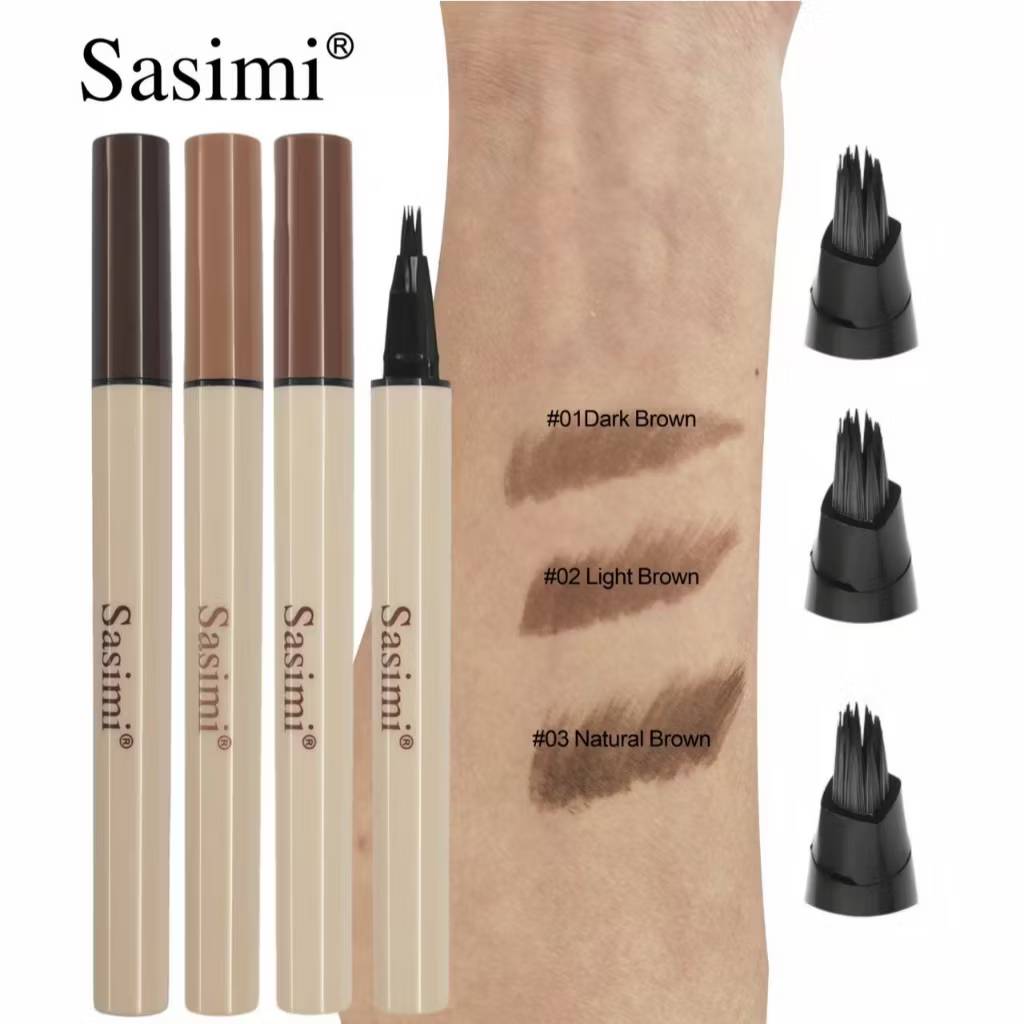 S92020 Sasimi fluffy line liquid eyebrow pencil ซาซิมิ ฟลัฟฟี่ ไลน์ ลิควิด อายโบรว์ เพนซิล 0.6ml. - Image 10