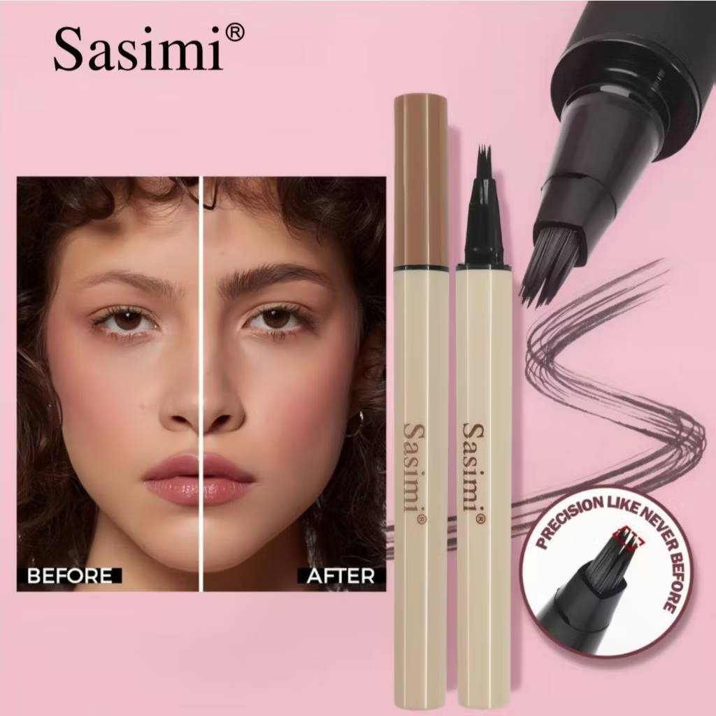 S92020 Sasimi fluffy line liquid eyebrow pencil ซาซิมิ ฟลัฟฟี่ ไลน์ ลิควิด อายโบรว์ เพนซิล 0.6ml. - Image 11
