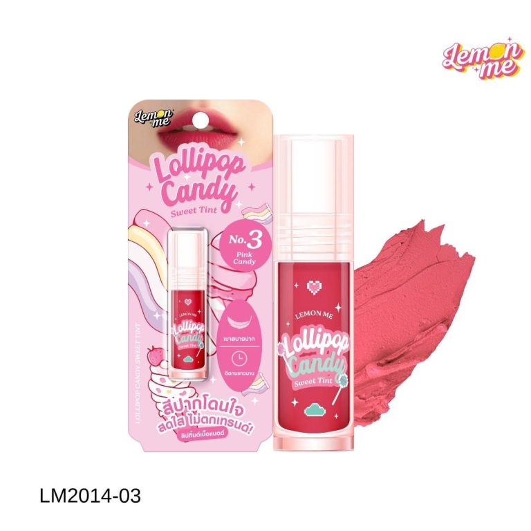LM2014  Lemon me lollipop candy sweet tint 3g. - NO.03pink candy