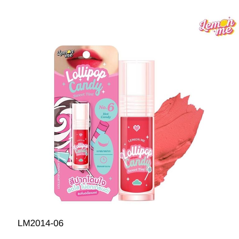 LM2014  Lemon me lollipop candy sweet tint 3g. - NO.06hot candy