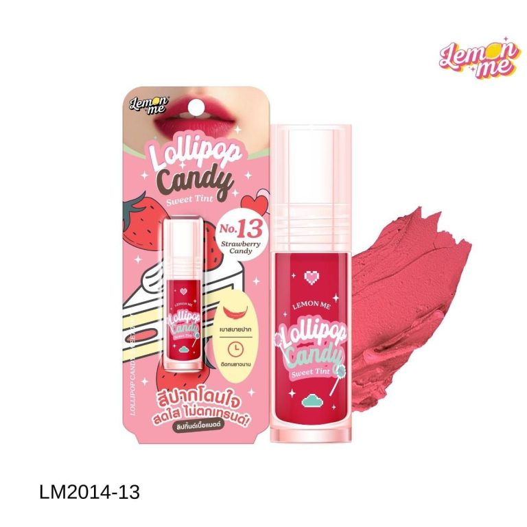 LM2014  Lemon me lollipop candy sweet tint 3g. - NO.13strawberry candy