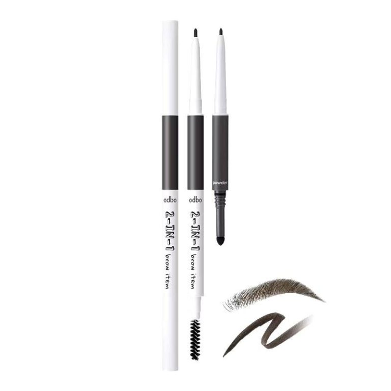 OD741  odbo 2-in-1 brow item โอดีบีโอ ทูอินวัน บราว ไอเท็ม 0.3g. - NO.04Dark brown