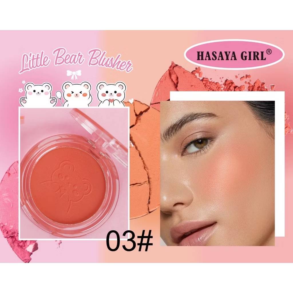JH-3852 Hasaya girl litte bear blusher ฮาซายา เกิร์ล ลิตเติ้ล แบร์ บลัชเชอร์ 5gx24pcs - Image 14
