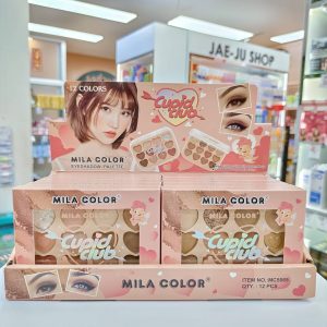 MC 5065 Mila color eyeshadow palette มิลา คัลเลอร์ คิวปิด คลับ อายแชโดว์ 12gx12pcs
