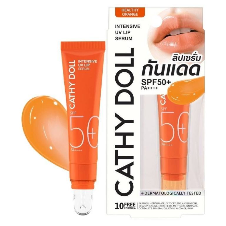 Cathy doll intensive uv lip serum เคที่ดอลล์ อินเทนซีฟยูวีลิปเซรั่ม กันแดด 10ml. - NO.01Healthy orange