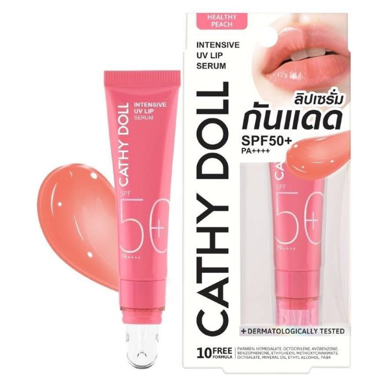 Cathy doll intensive uv lip serum เคที่ดอลล์ อินเทนซีฟยูวีลิปเซรั่ม กันแดด 10ml. - NO.02Healthy peach