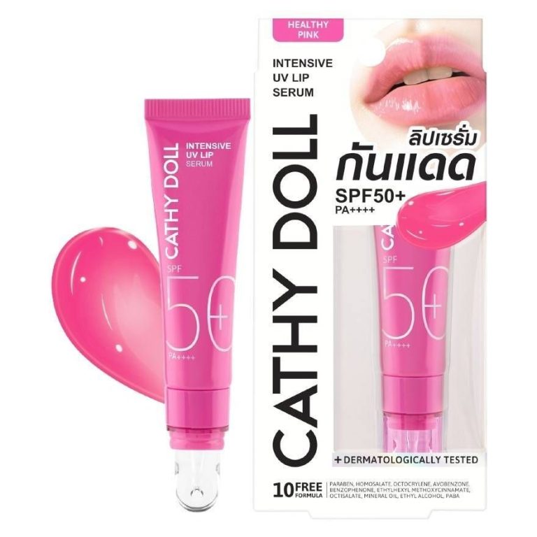 Cathy doll intensive uv lip serum เคที่ดอลล์ อินเทนซีฟยูวีลิปเซรั่ม กันแดด 10ml. - NO.03Healthy pink