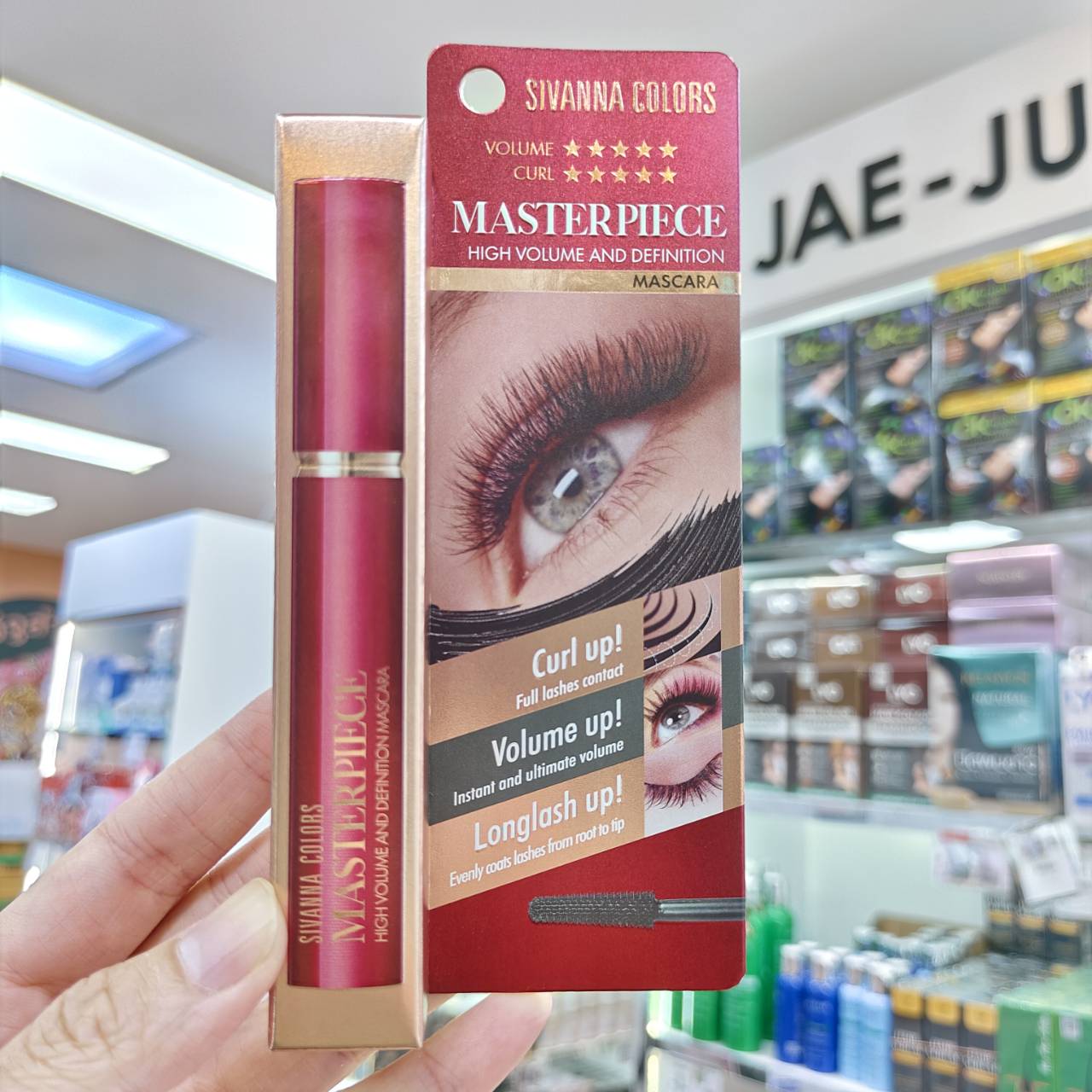 HF219 Sivanna colors masterpiece high volume and defintion mascara ซีเวนน่า คัลเลอร์ส มาสเตอร์พีช ไฮ วอลลุ่ม แอนด์ เดฟฟินิชชั่น 7g. - Image 2