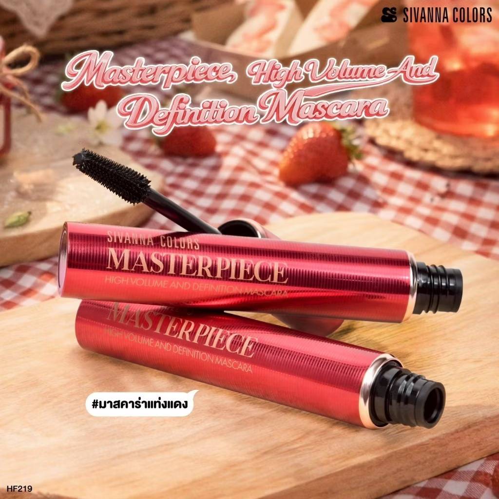 HF219 Sivanna colors masterpiece high volume and defintion mascara ซีเวนน่า คัลเลอร์ส มาสเตอร์พีช ไฮ วอลลุ่ม แอนด์ เดฟฟินิชชั่น 7g. - Image 5